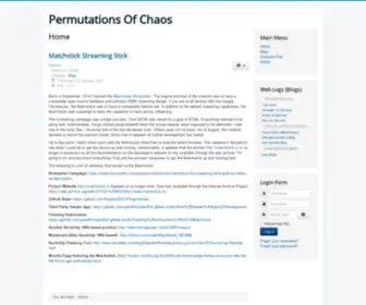 Permutationsofchaos.com(Permutationsofchaos) Screenshot