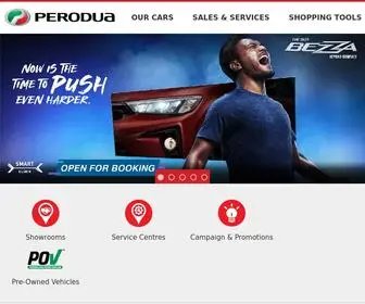 Perodua.com.my(Building Cars People First) Screenshot