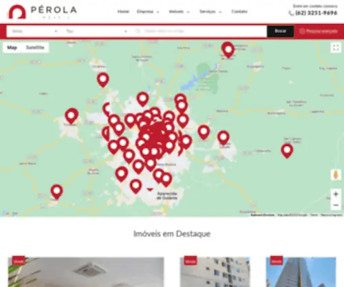 Perolaimobiliaria.com.br(Pérola) Screenshot
