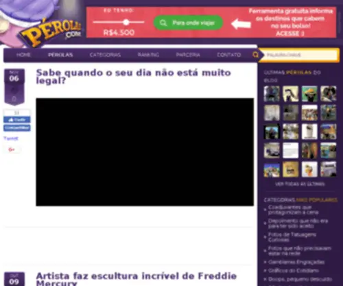Perolas.com(Pérolas) Screenshot