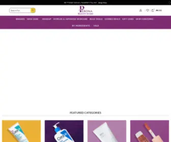 Peronabeauty.com(Online Beauty store) Screenshot