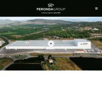 Peronda-Group.com(Peronda Group) Screenshot