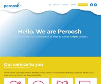 Peroosh.com(Website & App Design in Glasgow & Ayrshire) Screenshot