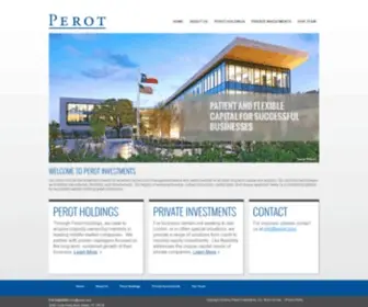 Perot.com(Perot) Screenshot