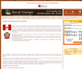 Perou-Online.com(Pérou) Screenshot