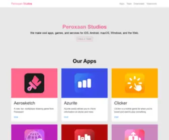 Peroxaan.com(Peroxaan Studios) Screenshot