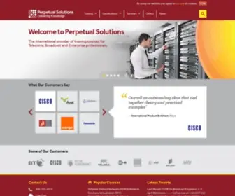 Perpetual-Solutions.com(Onsite Training Courses & Training Consultancy) Screenshot