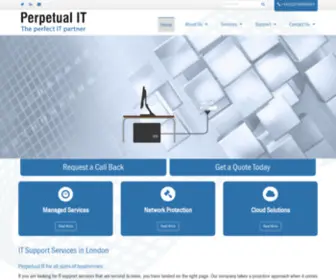 Perpetualit.com(Perpetual IT Services An Award Winning Company) Screenshot