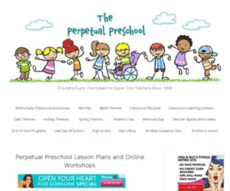 Perpetualpreschool.com(Perpetual Preschool Lesson Plans and Online Workshops) Screenshot