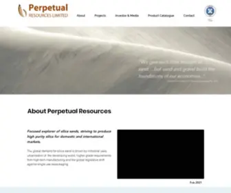 Perpetualresourceslimited.com.au(About) Screenshot