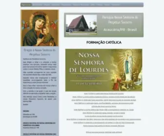 Perpetuosocorroaraucaria.com.br(Página inicial) Screenshot