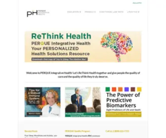 Perqueintegrativehealth.com(ReThink Health) Screenshot