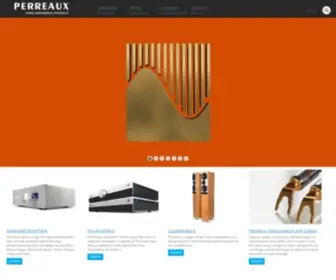 Perreaux.com(High End Audio Amplifiers for Audiophiles) Screenshot