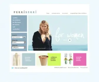 Perriberri.com(Boutique Store in Austin) Screenshot