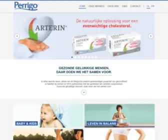 Perrigo.be(Gezonde gelukkige mensen) Screenshot