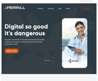 Perrill.com(Web Design) Screenshot