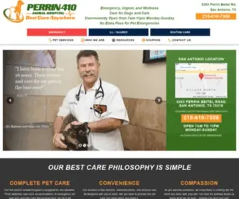 Perrin410Animalhospital.com(Perrin 410 Animalhospital) Screenshot