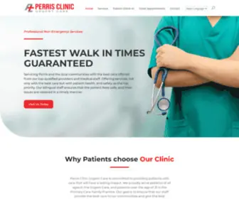 Perrisclinic.com(Perris Clinic) Screenshot