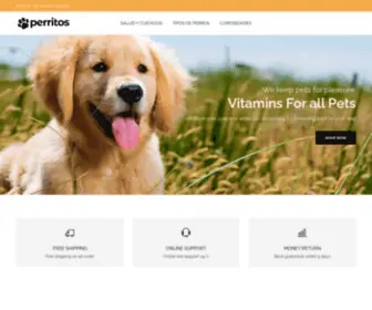 Perritos.org(犬のケーキ　犬用ケーキ　わんこのケーキ　全国へ宅配　PERRITOS) Screenshot