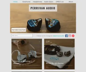 Perrivanaudio.com(PERRIVAN AUDIO) Screenshot