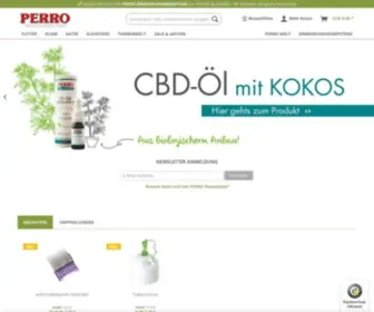 Perro.at(Futter & Zubehör in Österreich online kaufen) Screenshot