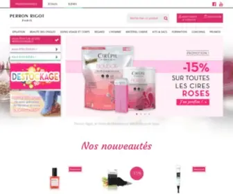 Perron-Rigot.com(Cire à épiler) Screenshot