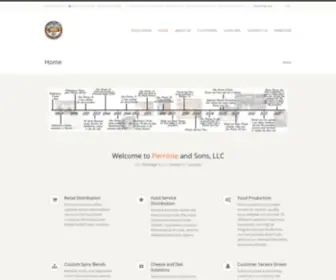 Perroneandsons.com(Perrone &amp; Sons) Screenshot