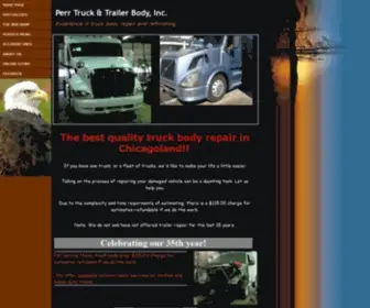 Perrtruckbody.com(Perr Truck Body) Screenshot