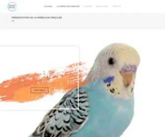 Perruches-Ondulees.com(Présentation de la perruche ondulée) Screenshot