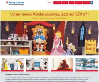 Perry-Center.ch(Einkaufszentrum Perry center) Screenshot