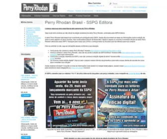 Perry-Rhodan.net.br(Site Oficial da SSPG Editora) Screenshot