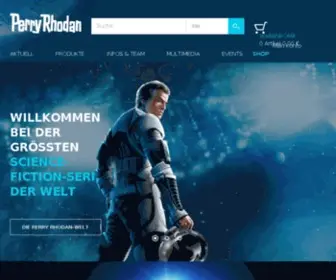 Perry-Rhodan.net(PERRY RHODAN gehört zu den bekanntesten Unterhaltungsmarken im deutschsprachigen Raum) Screenshot