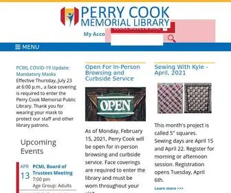 Perrycooklibrary.com(Perry Cook Public Library) Screenshot