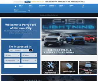 Perryfordofnationalcity.com(San Diego's Perry Ford Of National City CA) Screenshot