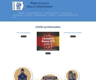 Perryhealth.net(Perry County Health Department) Screenshot