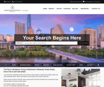 Perryhenderson.com(Austin Real Estate) Screenshot