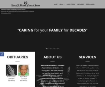 PerryjBrownfuneralhome.com(Perry J) Screenshot