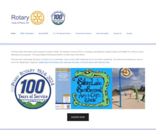 Perrynyrotary.org(The Rotary Club) Screenshot