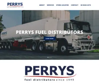 Perrys.com.au(Fuel Distributors) Screenshot