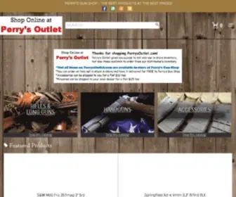 Perrysoutlet.com(Perry's Gun Shop) Screenshot