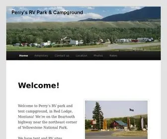 Perrysrv.us(Perry's RV Park and Campground) Screenshot