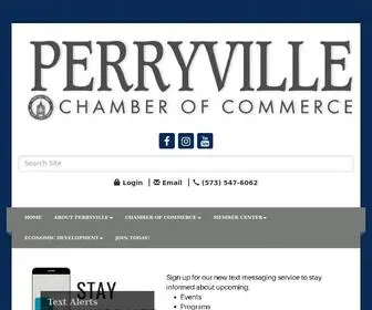 Perryvillemo.com(Perryville Chamber of Commerce) Screenshot