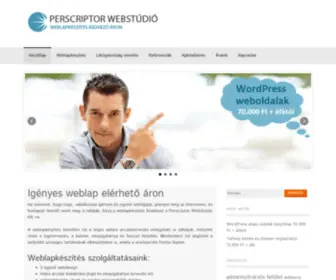 Perscriptor.hu(Perscriptor WebStúdió) Screenshot