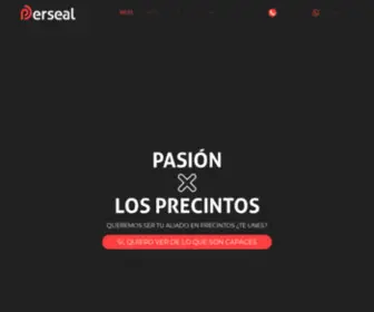 Perseal.com(Precintos de seguridad) Screenshot