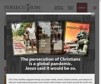 Persecution.org(International Christian Concern) Screenshot