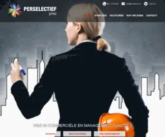 Perselectief.nl(Perselectief Werving en Selectie) Screenshot