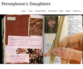 Persephonesdaughters.tk(Persephone's Daughters) Screenshot