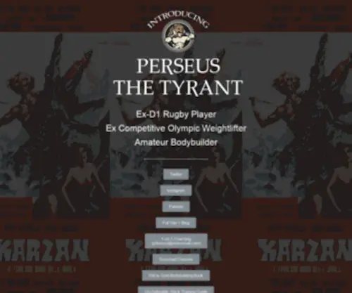 Perseusthetyrant.com(Perseus The Tyrant) Screenshot