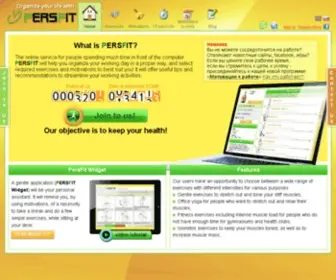 Persfit.com(Office exercises) Screenshot