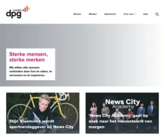 Persgroep.be(DPG Media) Screenshot